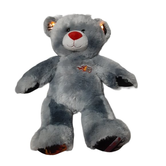 Skechers Hot Lights Build A Bear Gray Plush Light Up Ears & plays Happy Birthday - Picture 1 of 4